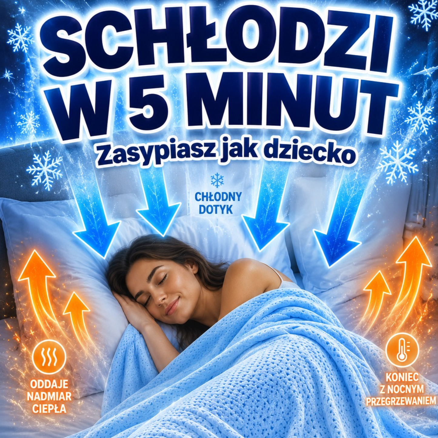 Koc chłodzący ze 100% włókna bambusowego FROSTLY™