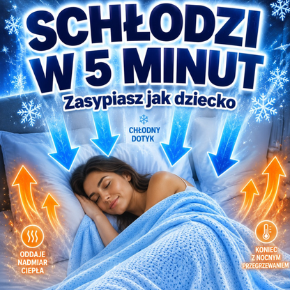 Koc chłodzący ze 100% włókna bambusowego FROSTLY™